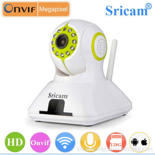 Sricam SP006 OEM/ODM Two Way Audio Indoor Night Vision Memory Card Record P2P IP Camera